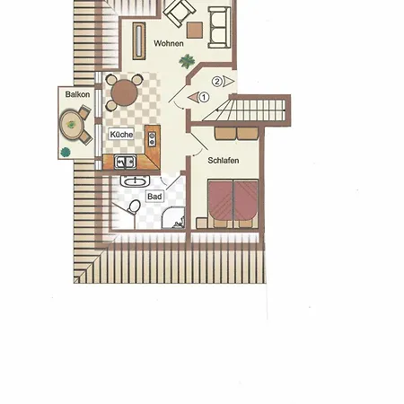 דירה Toplage Direkt An Der Steilkueste - 1 